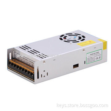 LEd module drive power supply with fan cooling and USB interface, 24V/250W, 300W, input 90-250V